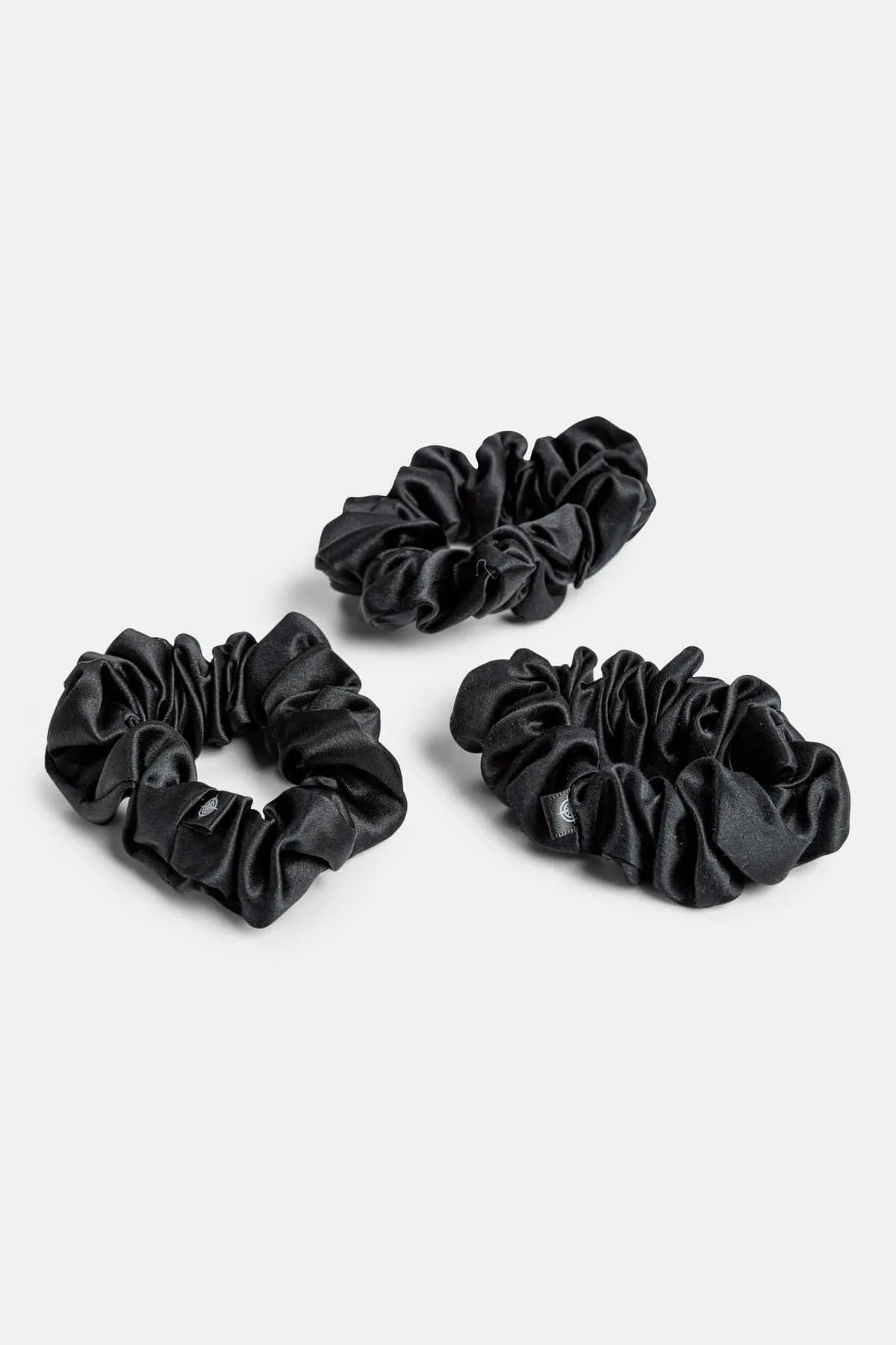 100% Pure Mulberry Silk Hair Scrunchies with Gift Box - Set of 3 Large Hair Ties