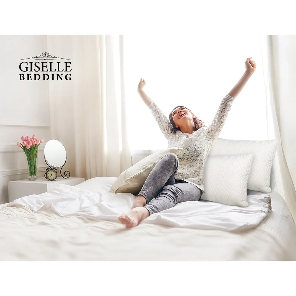 13cm Thick Memory Foam Pillows 2 Pack, Highly Breathable - Giselle Bedding