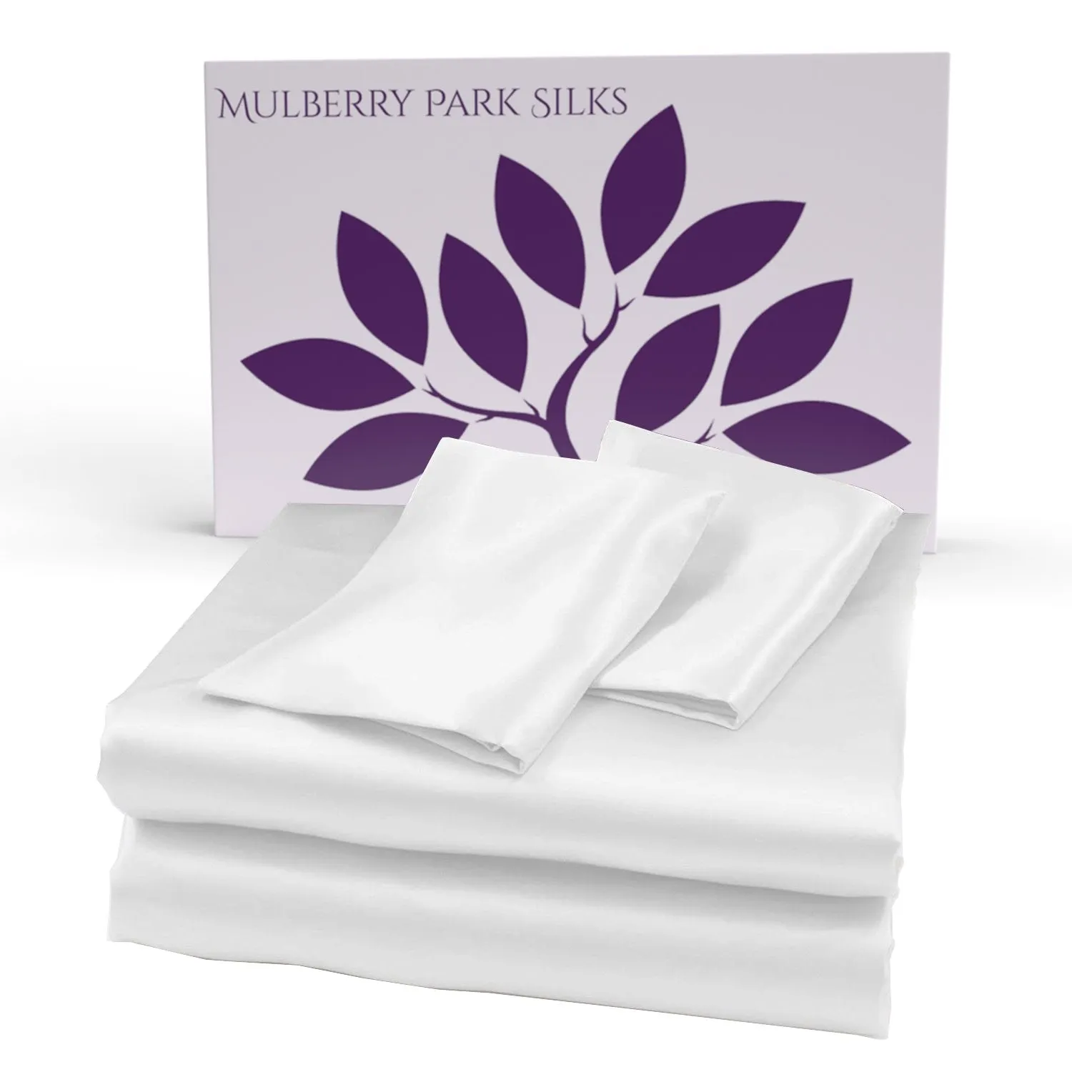 19 Momme Silk Sheet Set - White