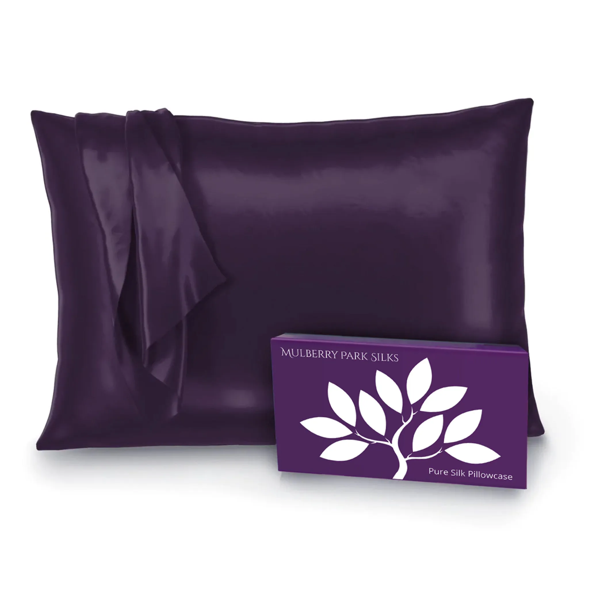 22 Momme Silk Pillowcase - Plum