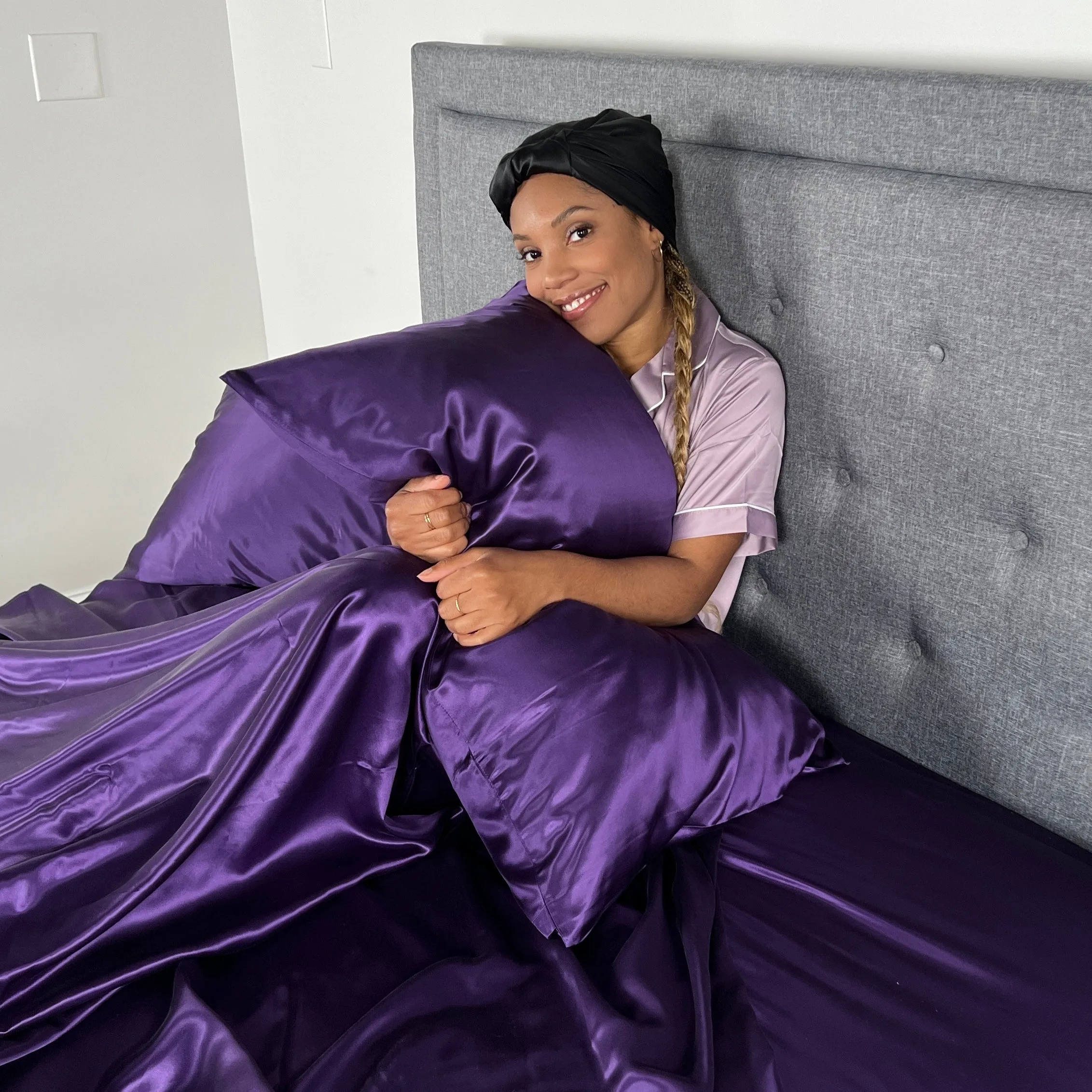 22 Momme Silk Pillowcase - Plum