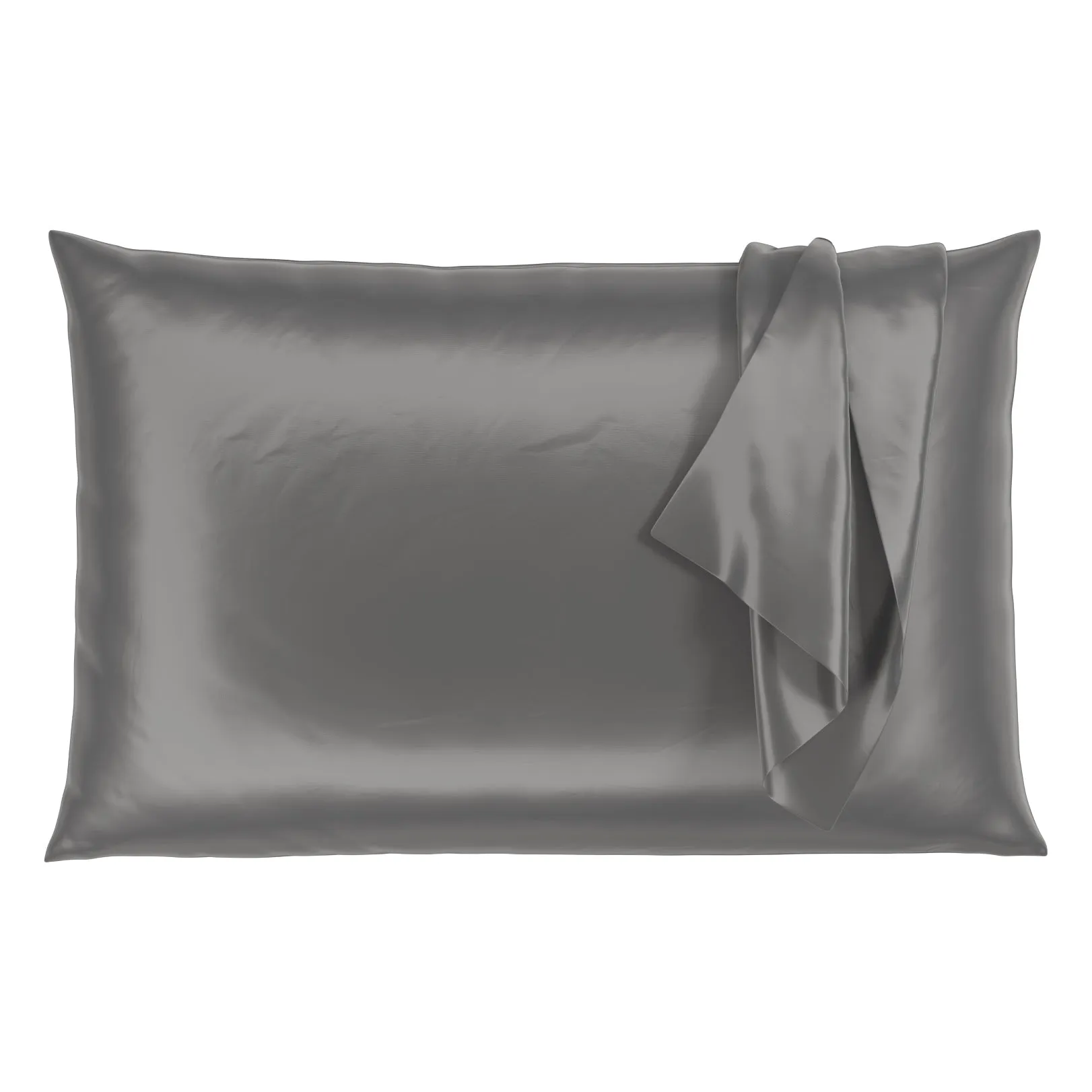 30 Momme Silk Pillowcase - Gunmetal