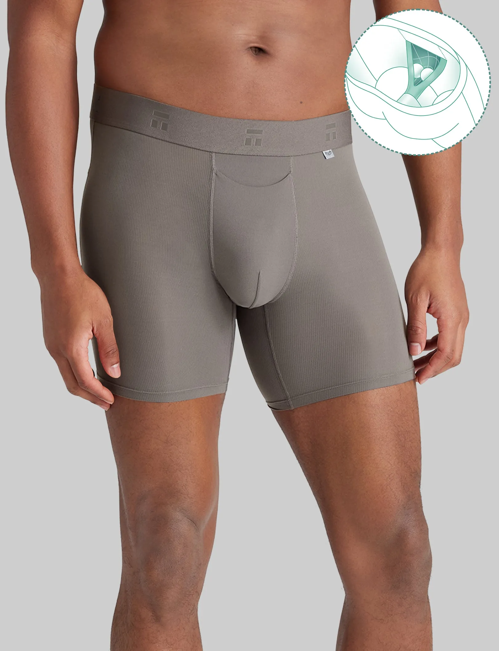 Air Hammock Pouch™ Mid-Length Boxer Brief 6" (3-Pack)