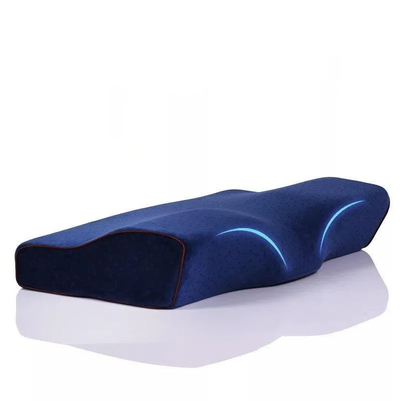 Air layer neck memory pillow