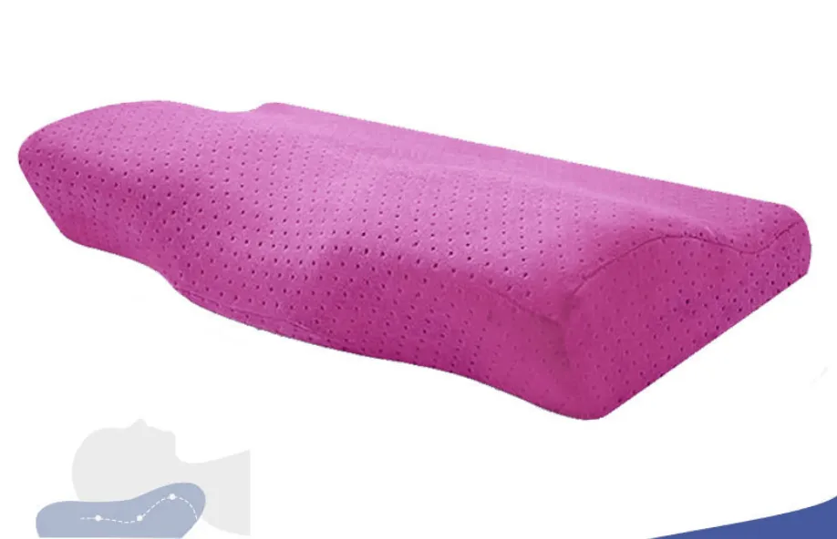 Air layer neck memory pillow