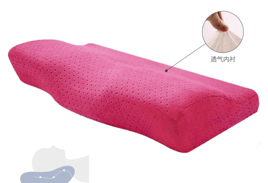 Air layer neck memory pillow