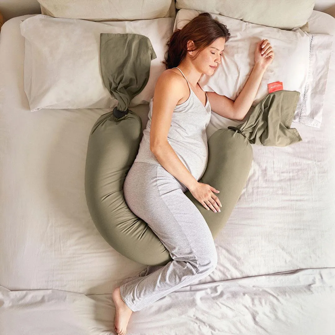 bbhugme Pregnancy Pillow - Dusty Olive