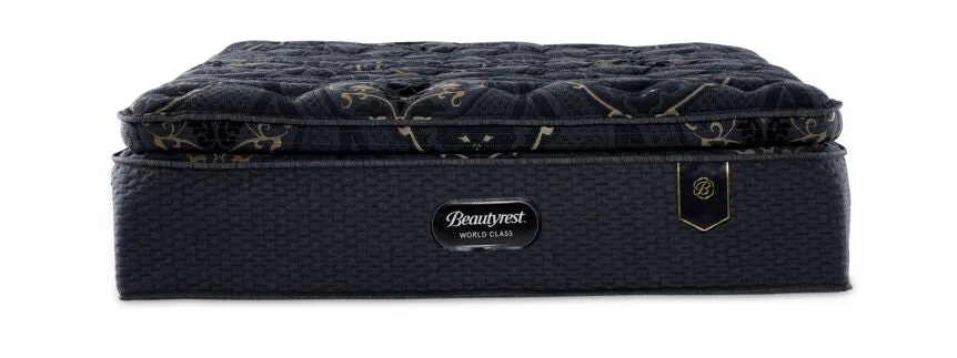 Beautyrest World Class Viscount Plush Full Mattress and Boxspring Set