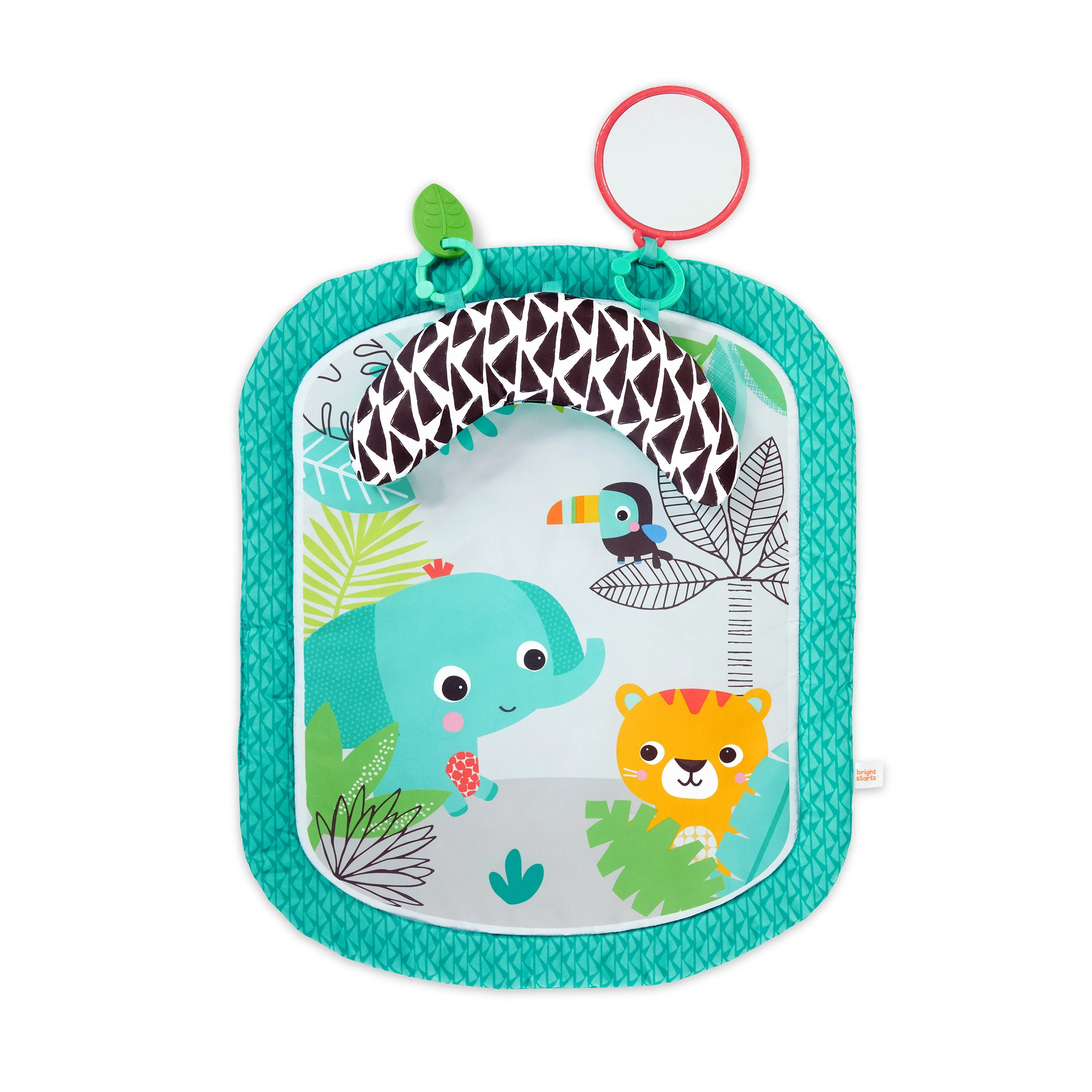 Bright Starts Totally Tropical Prop & Play Tummy Time Baby Activity Mat