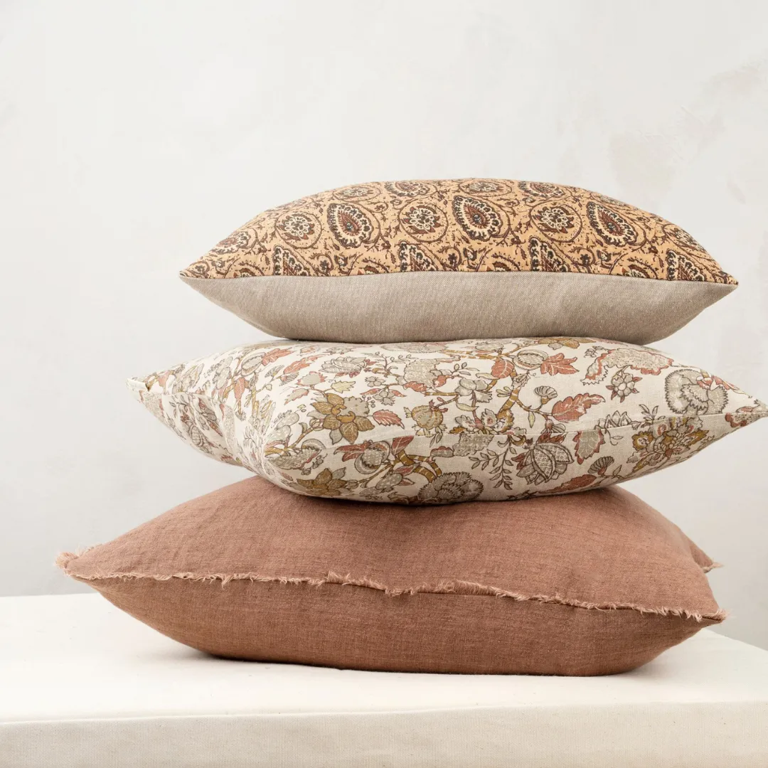 Cambri Rooibos Linen Pillow