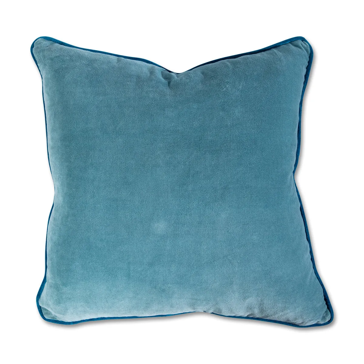 Charliss Velvet Pillow - Aqua   Peacock