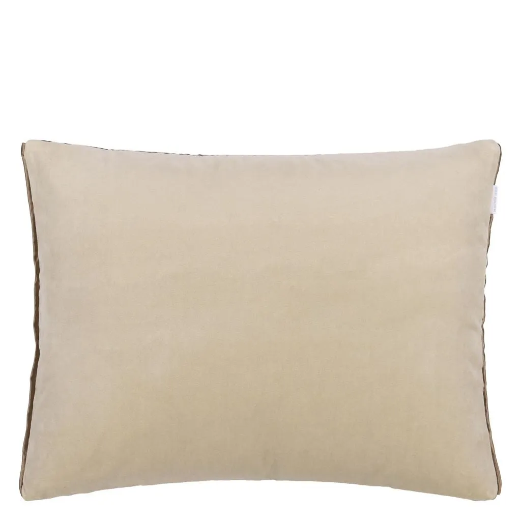 Designers Guild Cassia Fern & Pear Velvet Decorative Pillow