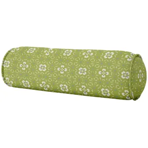 Dorset Garden Green Round Bolster Pillow