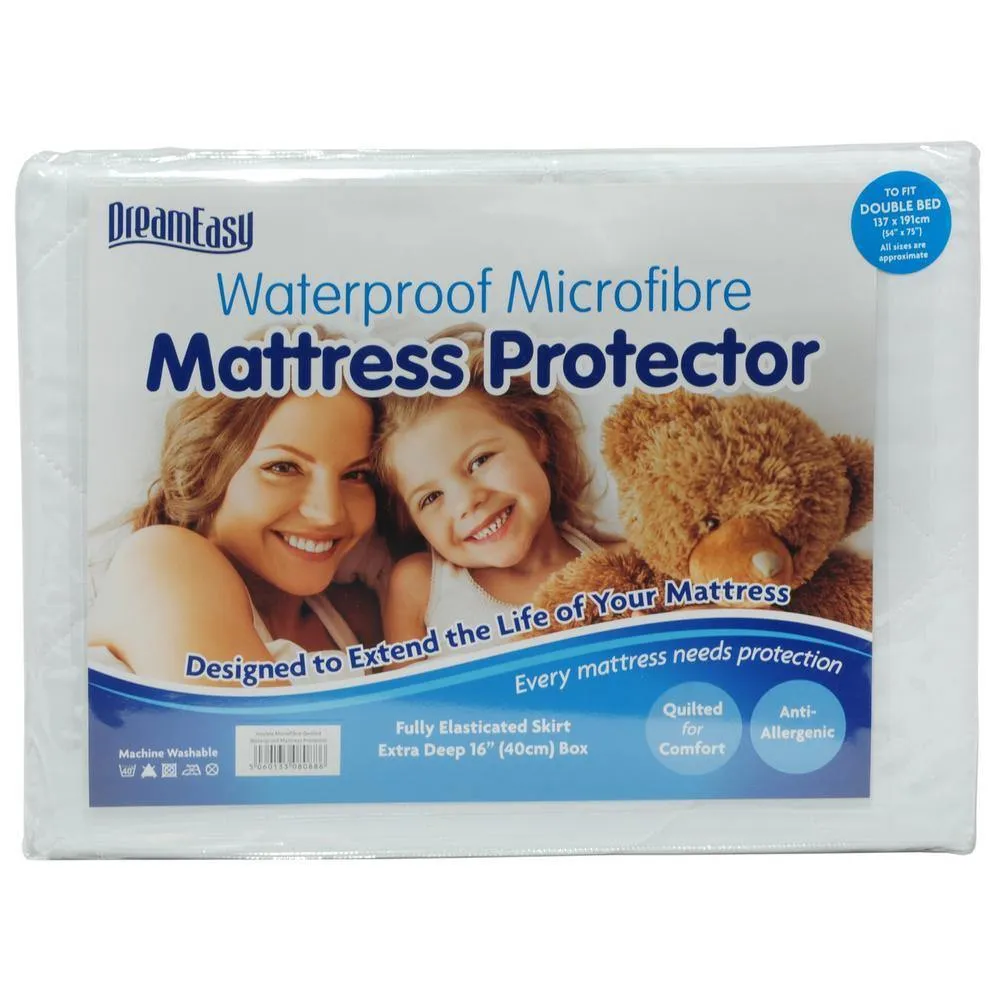 DreamEasy Waterproof Quilted Mattress Protector