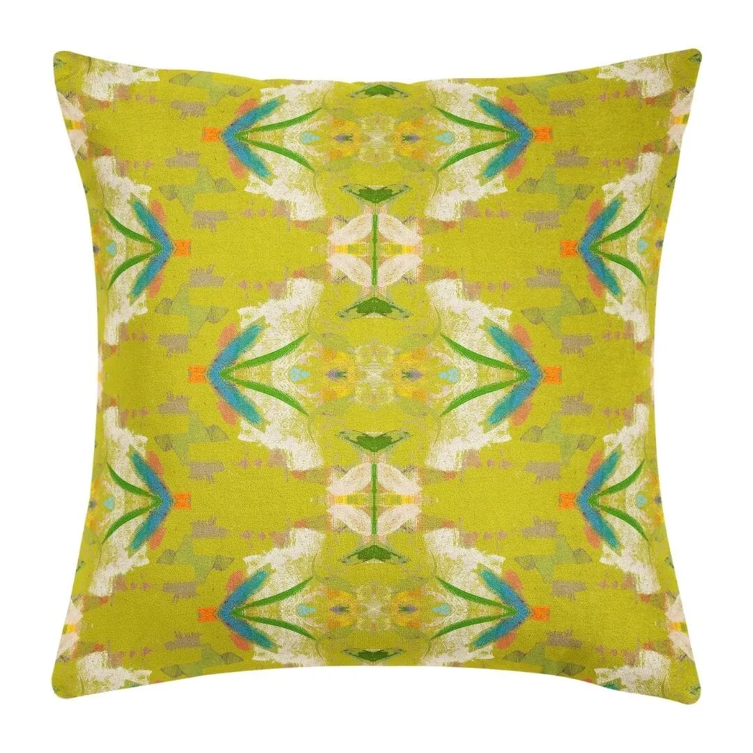 English Garden Citron 22x22 Pillow