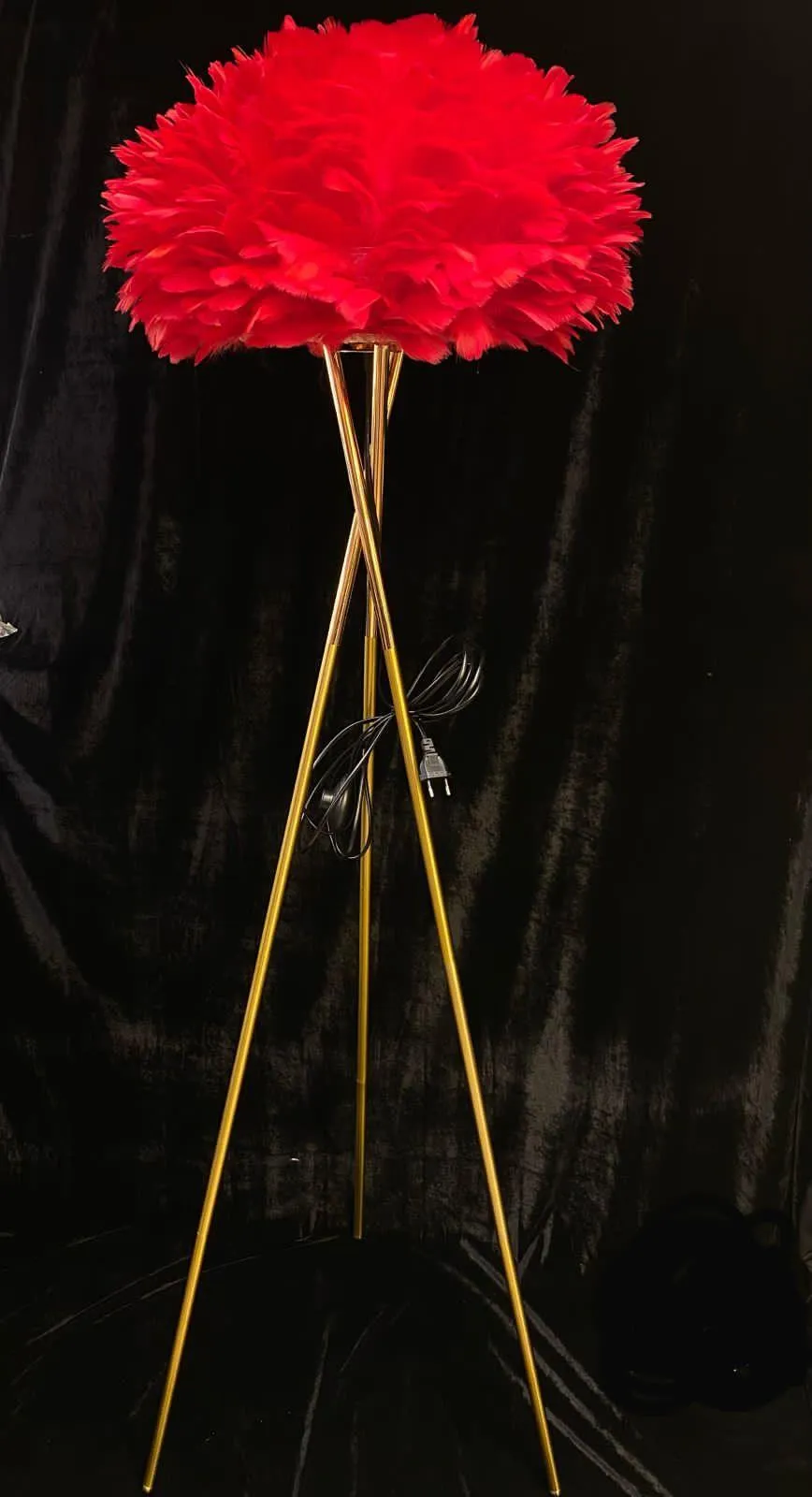 FEATHER DESIGNER FLOOR LAMP