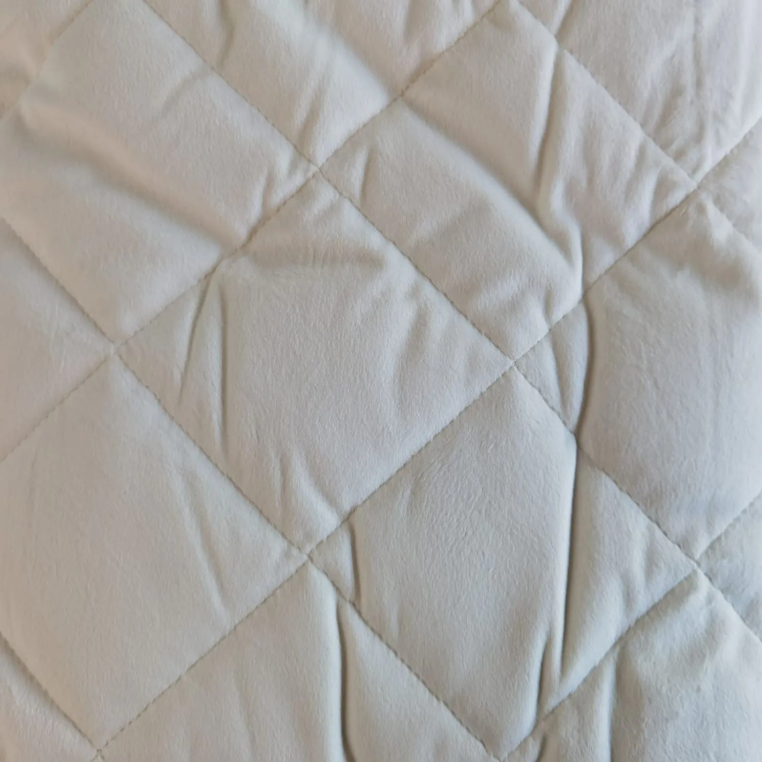 Fleece Mattress Protector - White - Super King