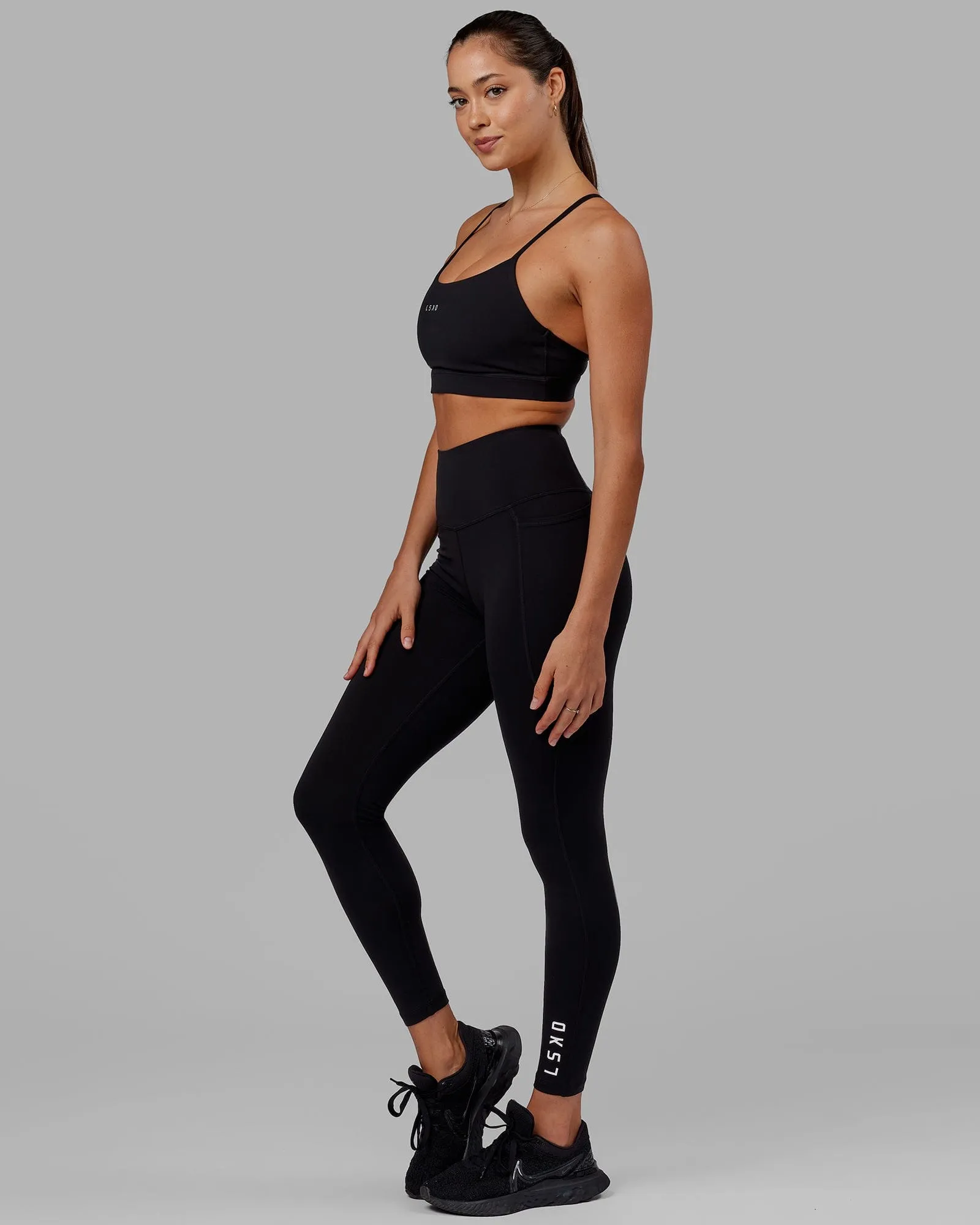 Flux Full Length Leggings - Black