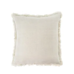 frayed | oatmeal pillow