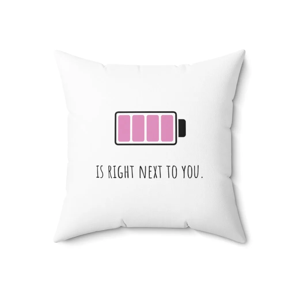 Full Battery Pillow Case