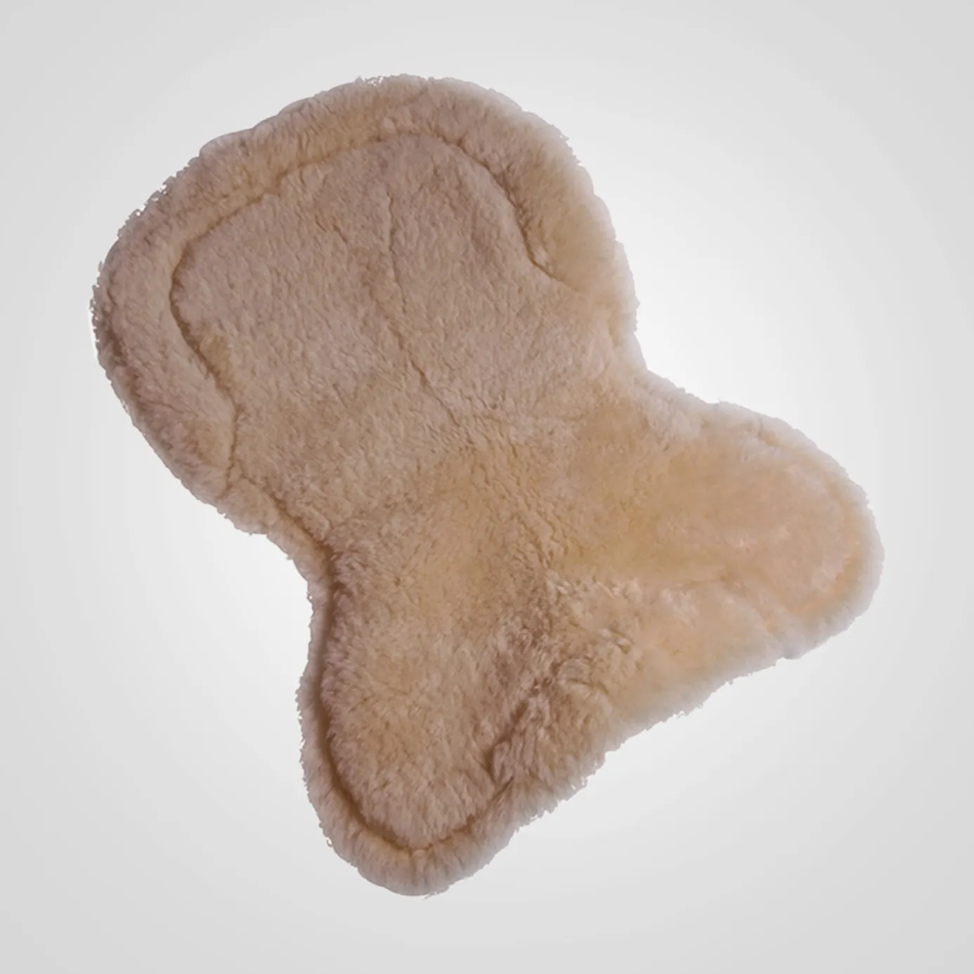 Gel-Eze Gel Full Sheepskin Saddle Pad - Natural