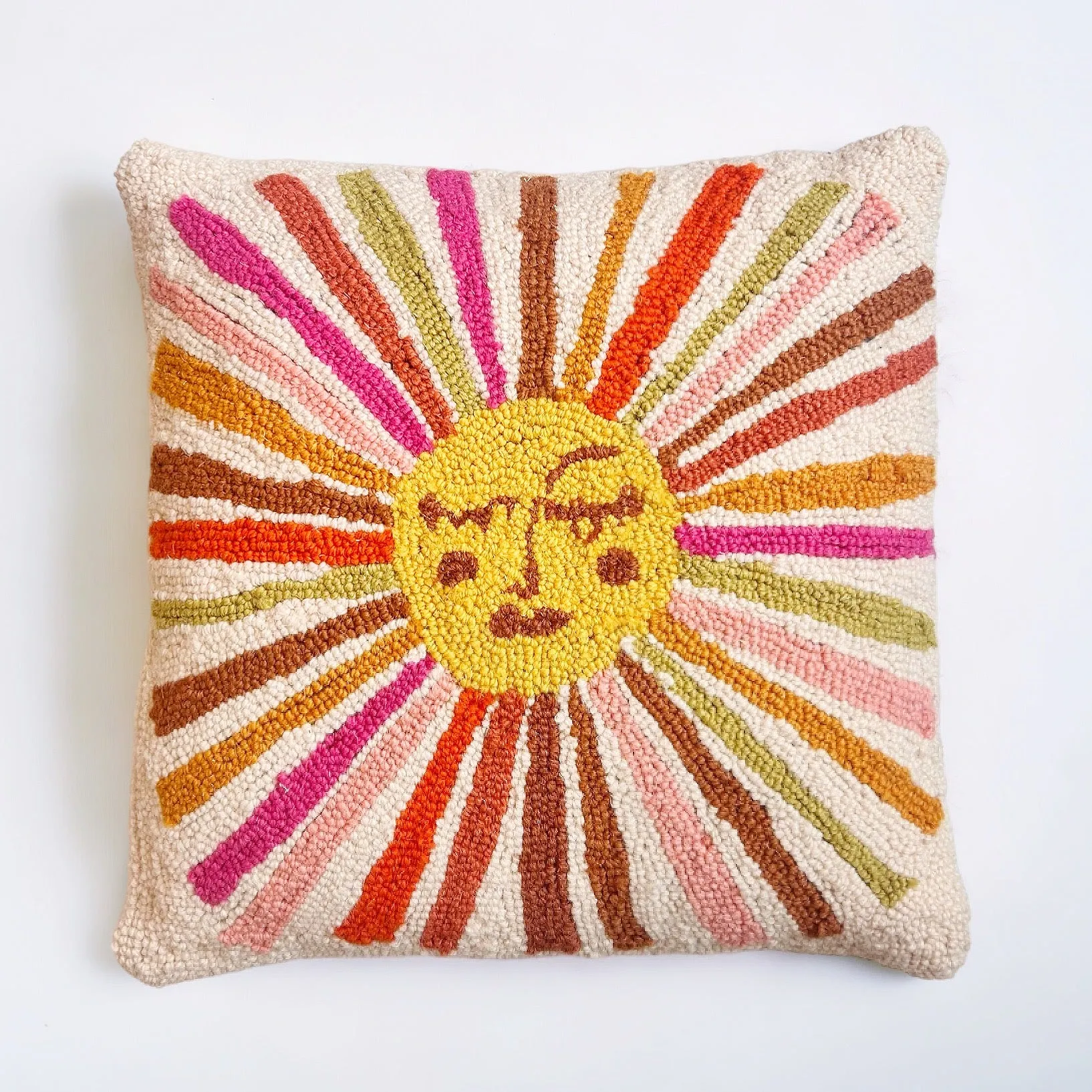 Hooked "Sunshine Bliss"Pillow