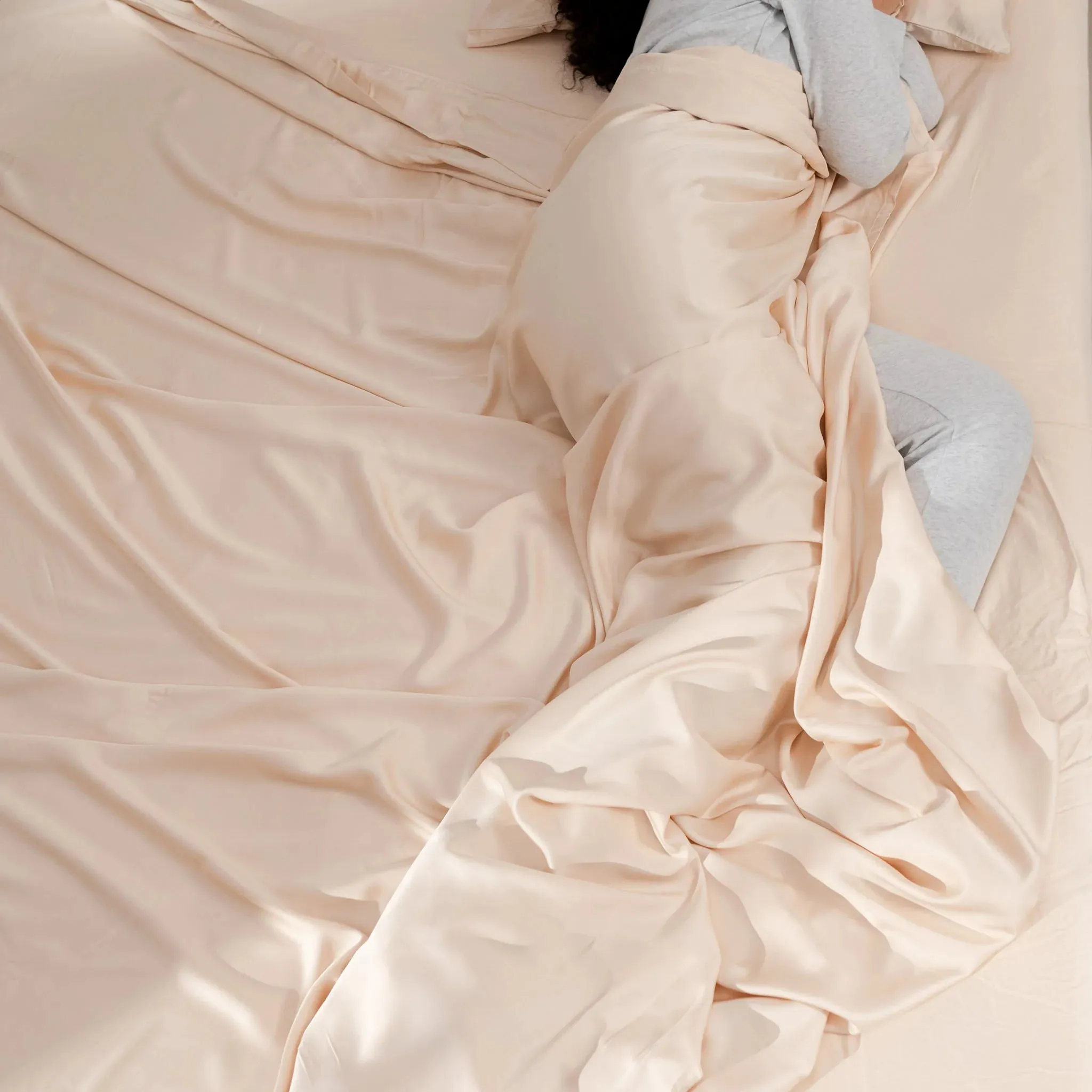 Hush Iced 2.0 Cooling Organic Bamboo Bed Sheet and Pillowcase Bedding Package - Available in 8 Colours and 5 Sizes