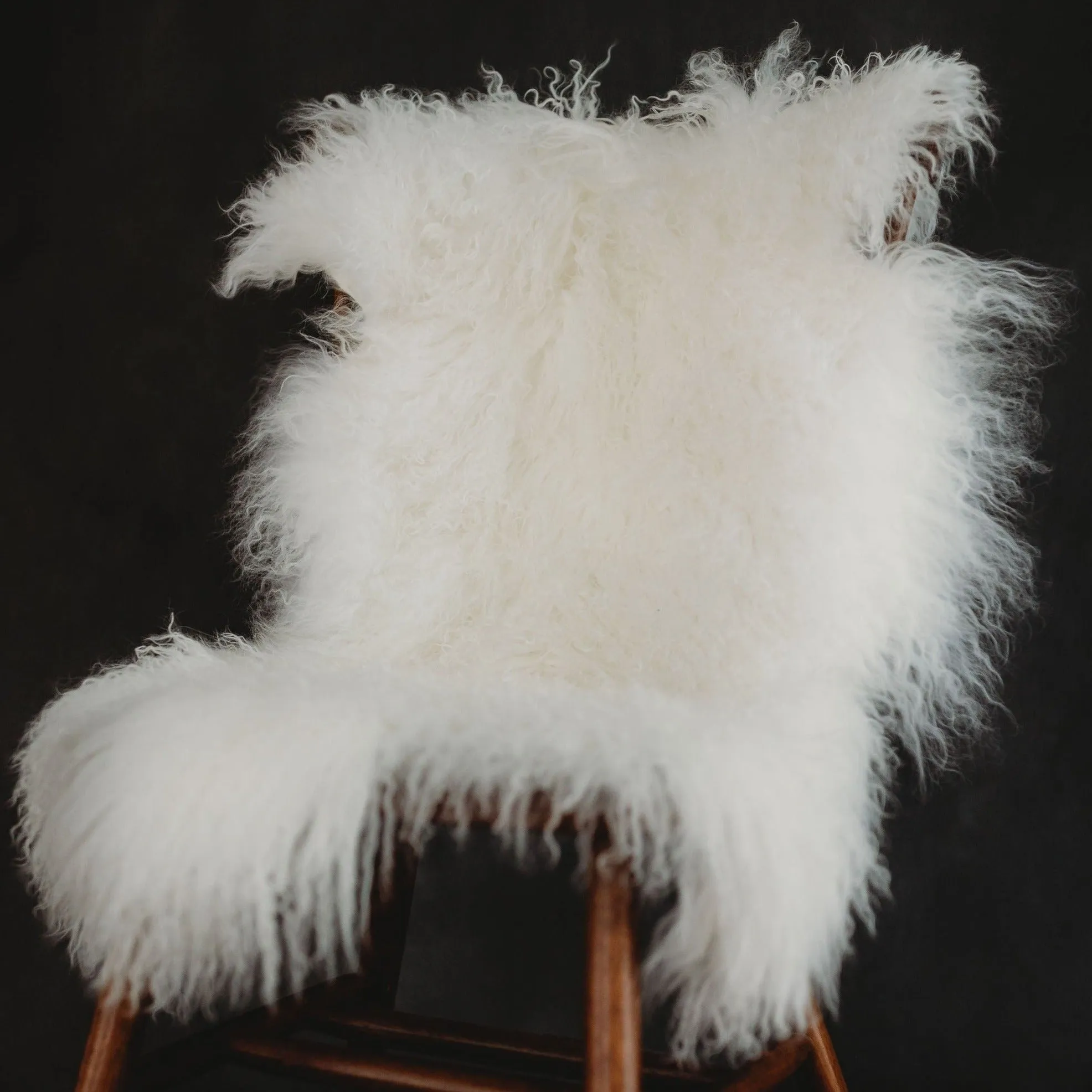 Ivory Tibetan Sheepskin