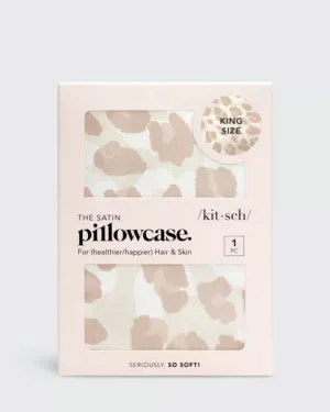 King Pillowcase in Leopard