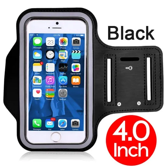 KLL Waterproof Brassard Running Gym Sport Armband Case Mobile Phone Arm Band Bag Holder for iPhone Smartphone on Hand