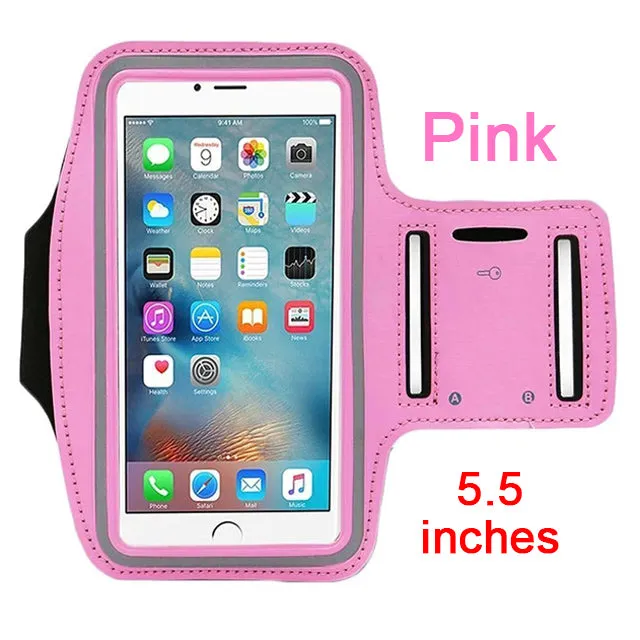 KLL Waterproof Brassard Running Gym Sport Armband Case Mobile Phone Arm Band Bag Holder for iPhone Smartphone on Hand