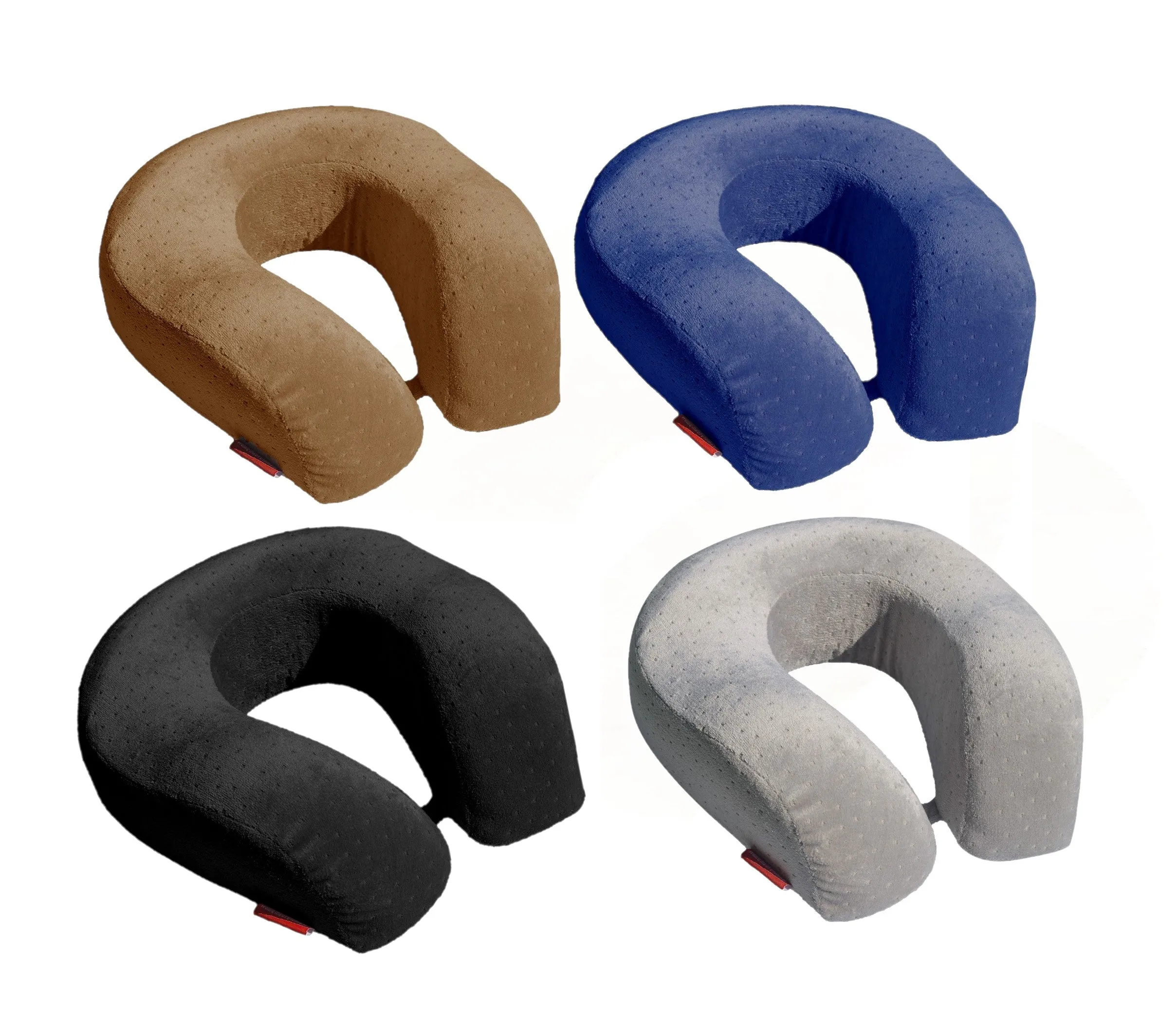 Memory Foam Large U Shaped Travel Neck and Head Support Pillow