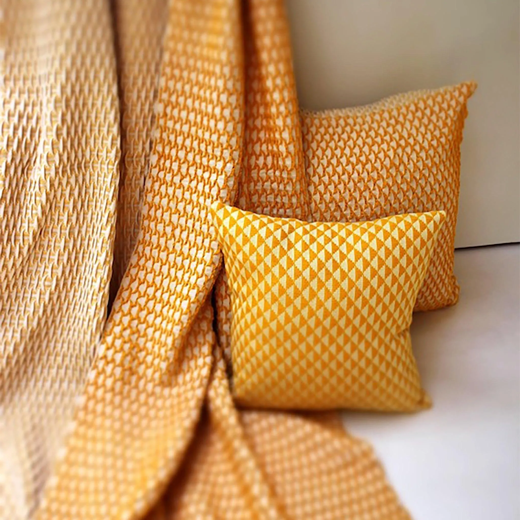 Nayali Yellow Lumbar Pillow