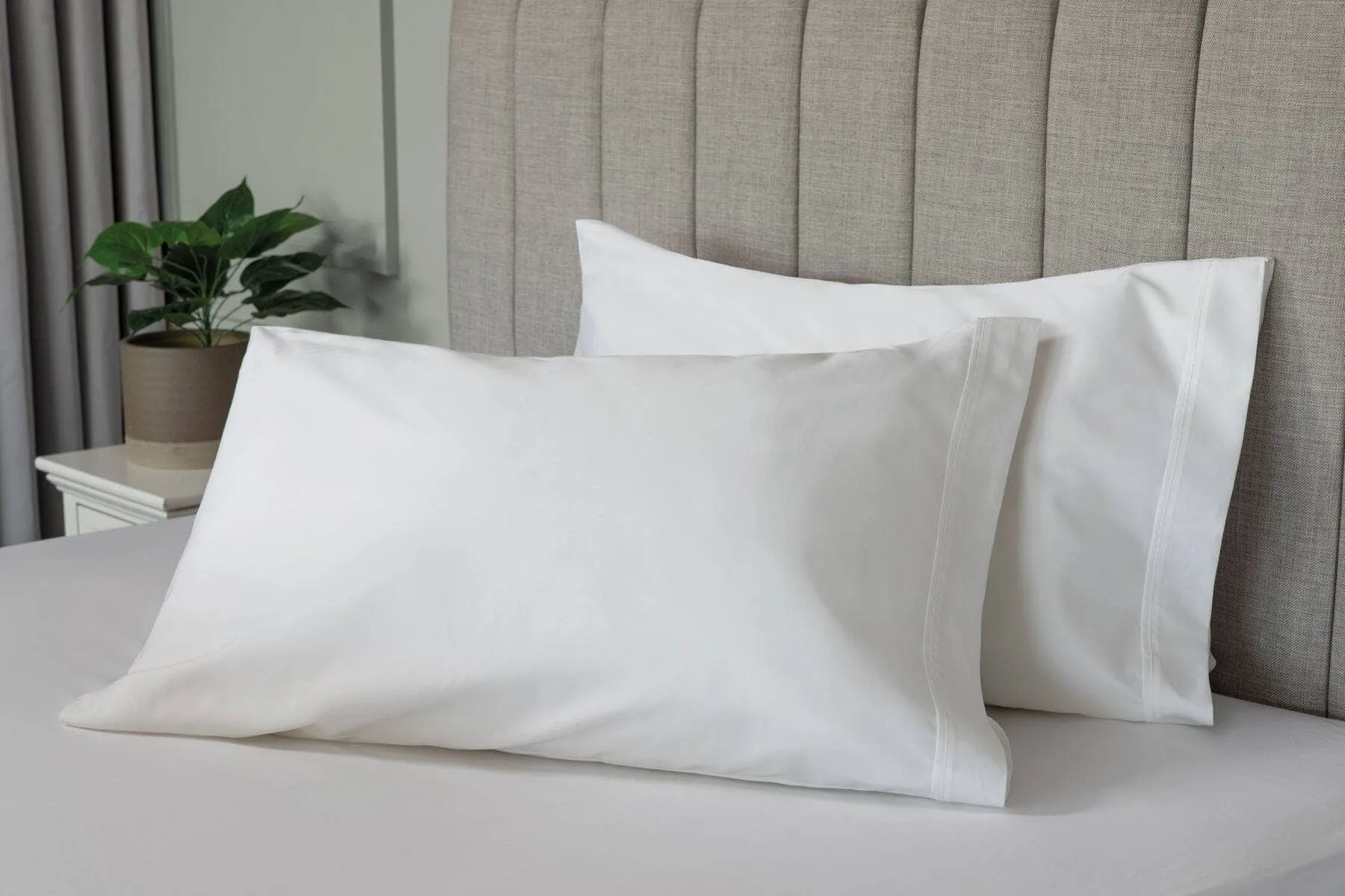 Premium Blend 500 Count Pillowcase Pair - White