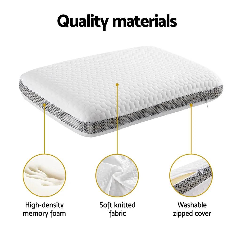 Premium Memory Foam Pillow, Breathable, Washable - Giselle Bedding