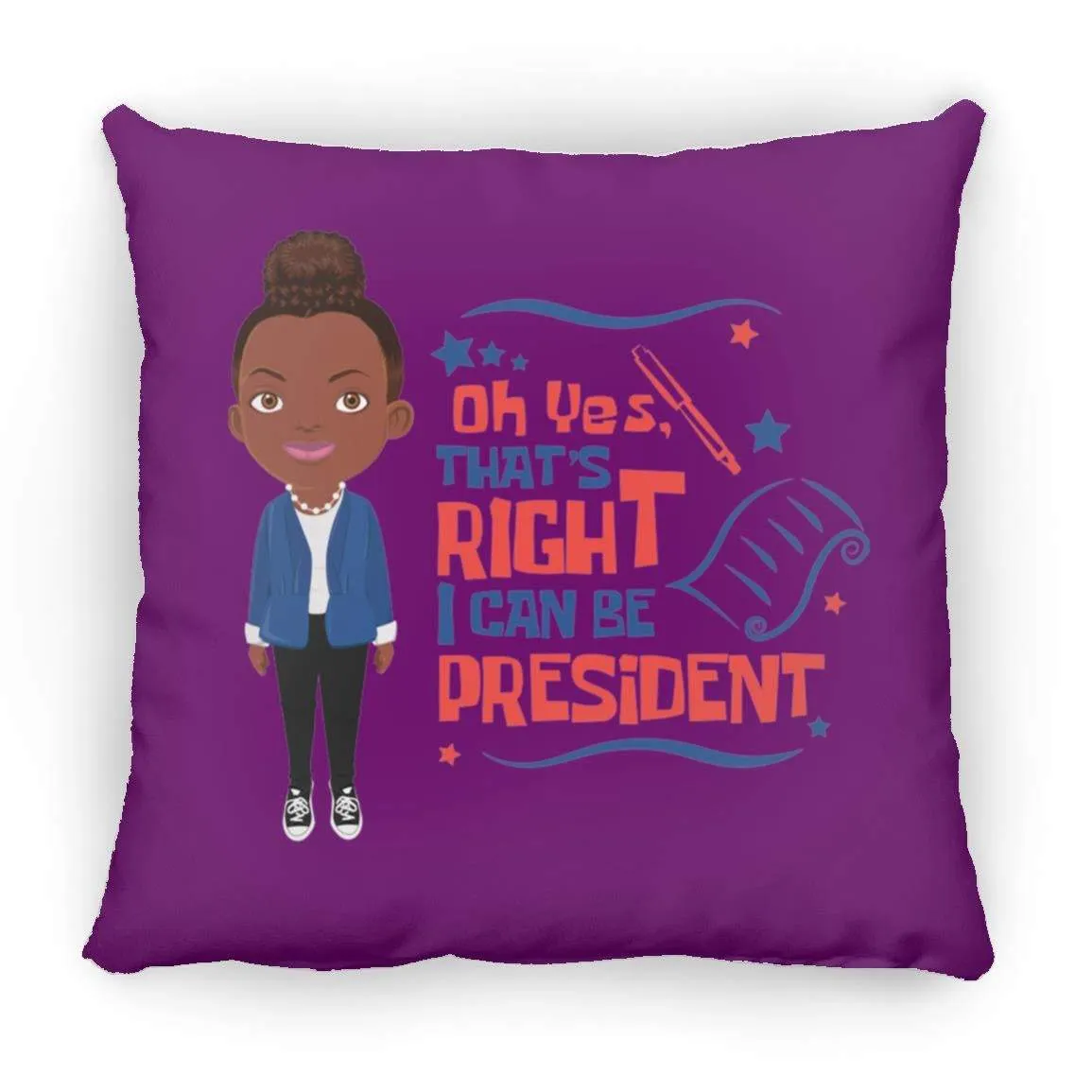 President Throw Pillow 16x16