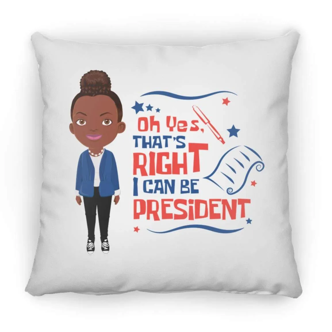 President Throw Pillow 16x16