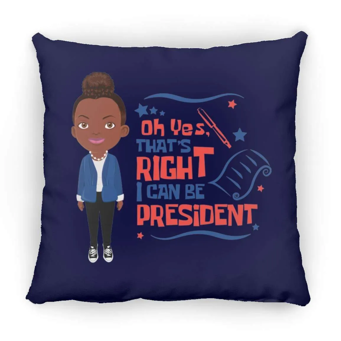 President Throw Pillow 16x16