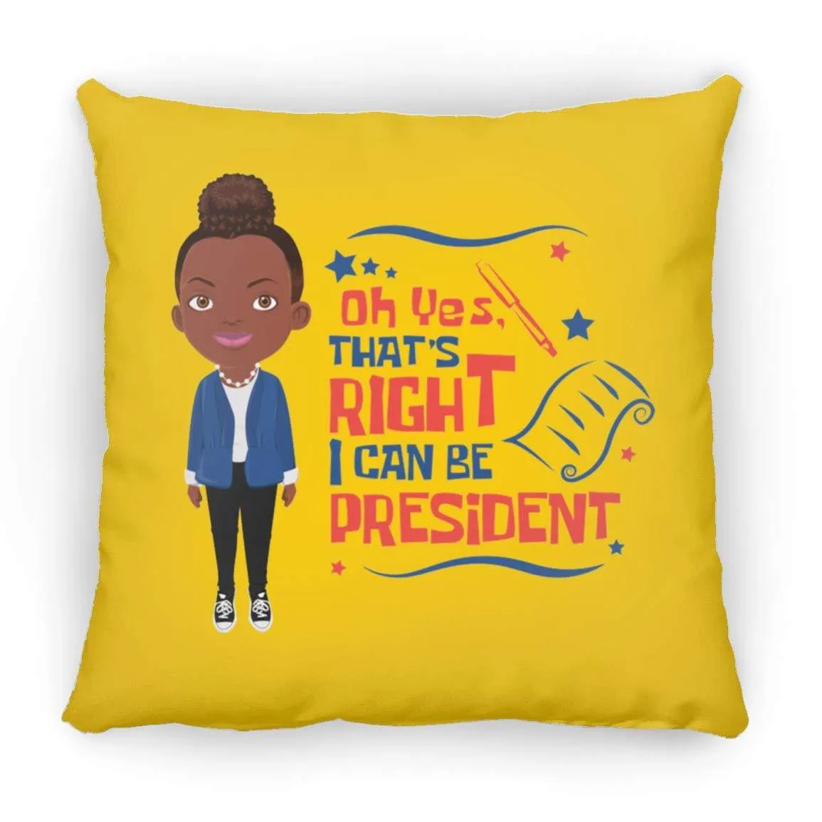 President Throw Pillow 16x16