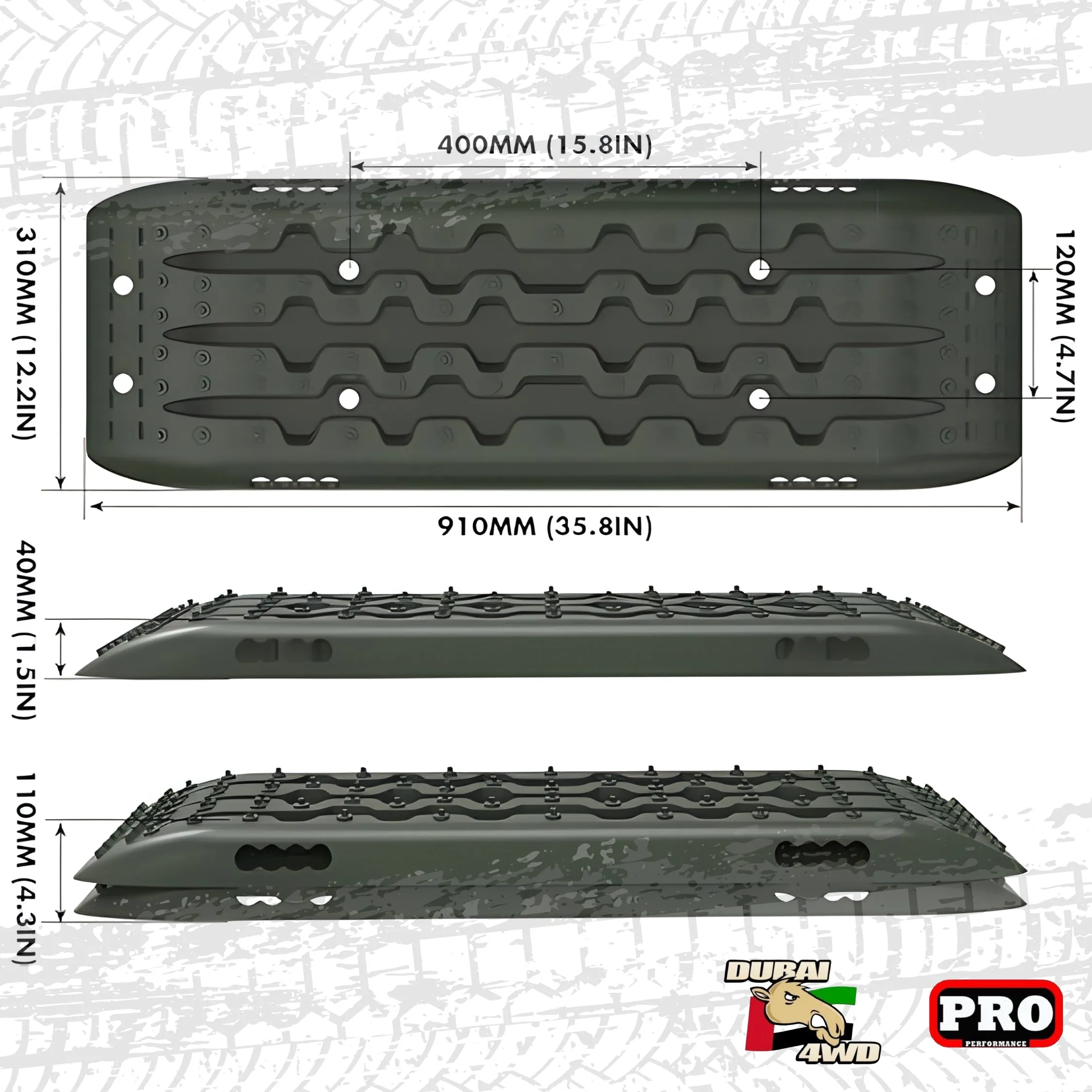 PRO PERFORMANCE - SAND LADDER|PLASTIC|BLACK