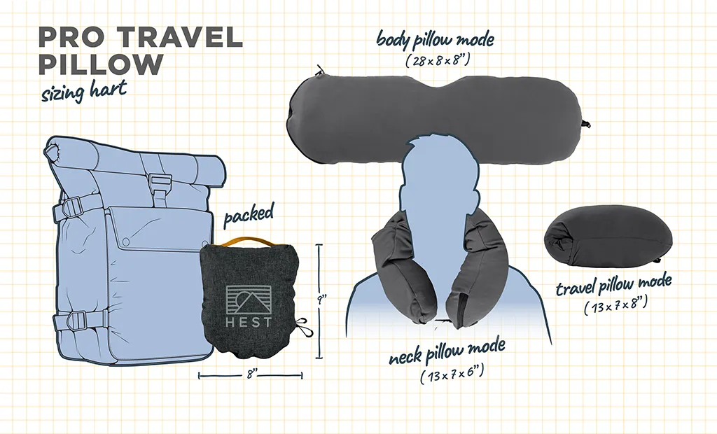 Pro Travel Pillow Pack