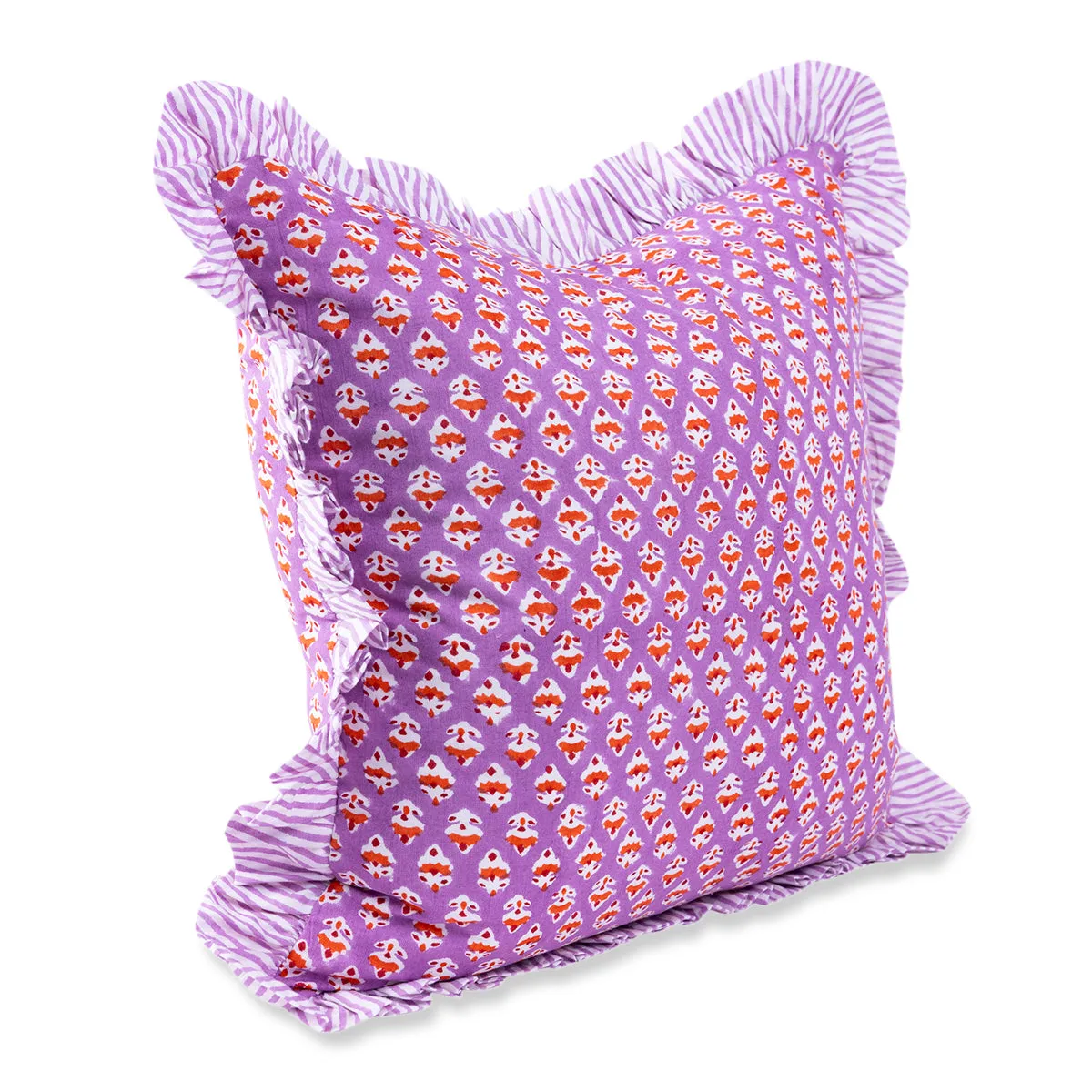 Ruffle Throw Pillow - Ambroeus