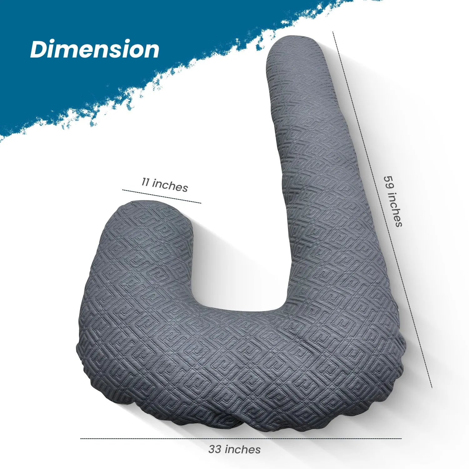 Super-Soft C-Shape Pregnancy Pillow