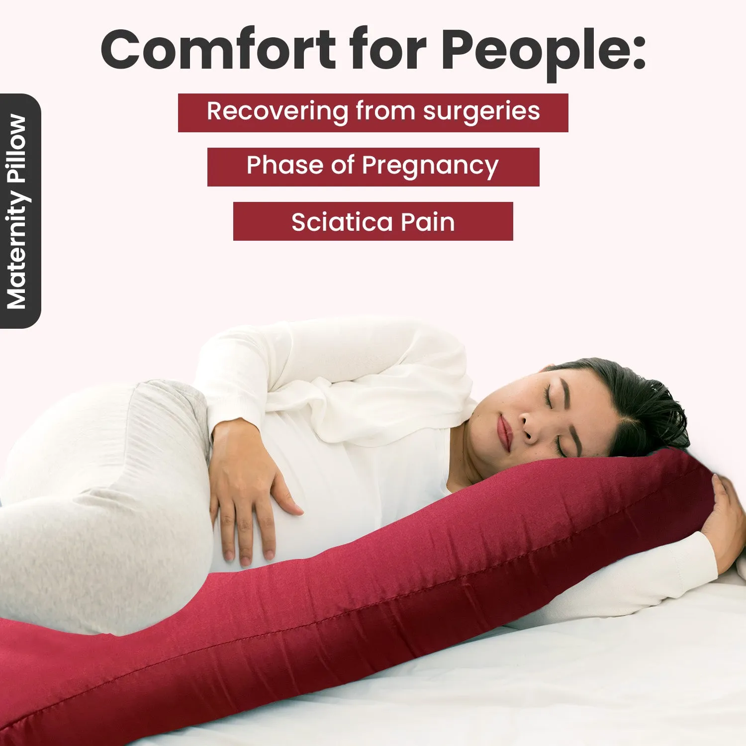 Super-Soft C-Shape Pregnancy Pillow