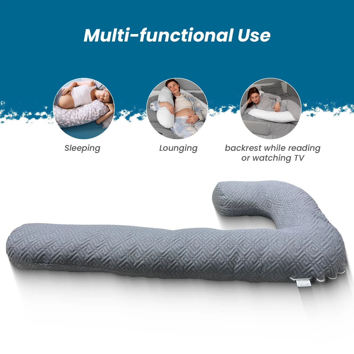 Super-Soft C-Shape Pregnancy Pillow