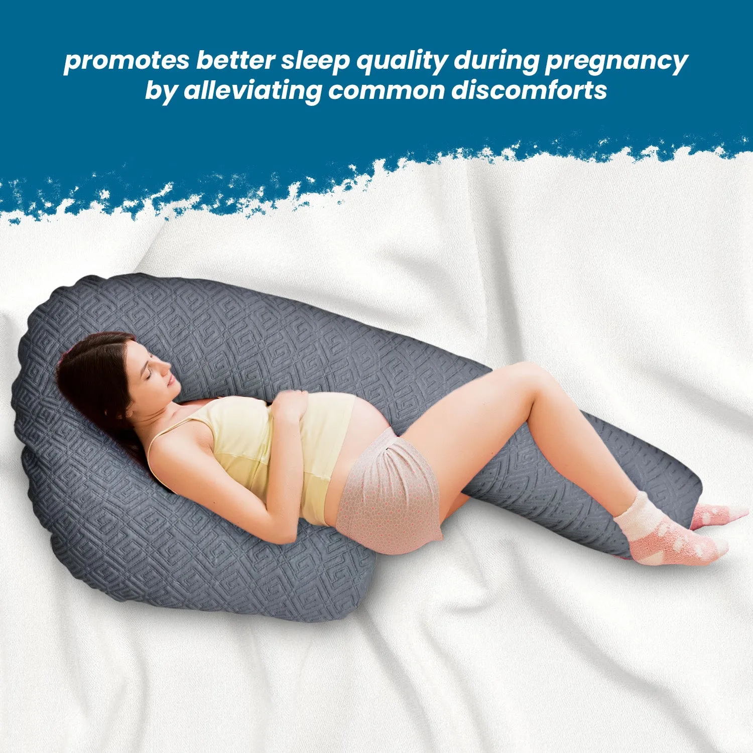 Super-Soft C-Shape Pregnancy Pillow