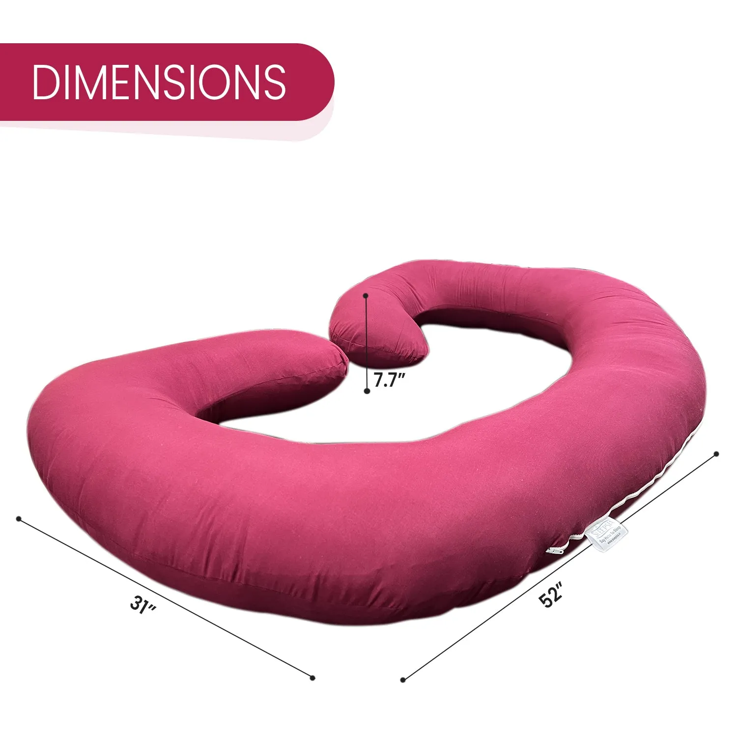 Super-Soft C-Shape Pregnancy Pillow