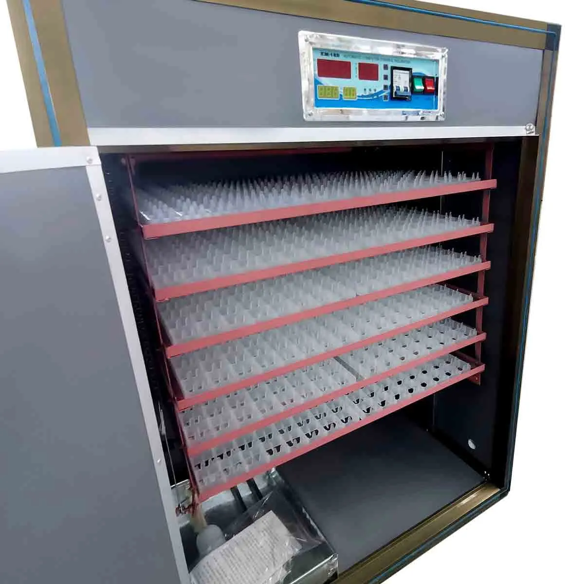 TMG-FCP56 Commercial Grade Large Capacity Egg Hatching Incubator, up to 1056 Eggs, 180 hatching tray capacity, 98% Hatching Rate, 12 Egg Trays